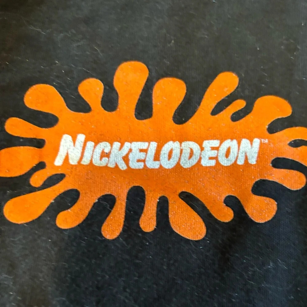 2017 Nickelodeon Men Large Baseball Jersey Hey Arnold Rugrats Black XL - Picture 2 of 8